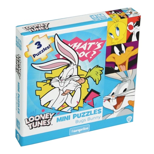 Puzzle EUROPRICE 9 peças Looney Tunes - Bugs Bunny (3 unidades)