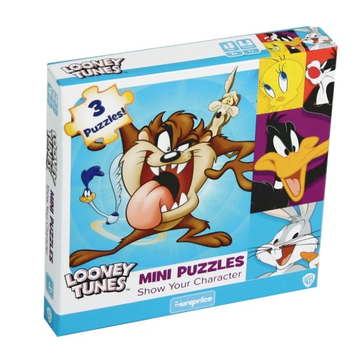 Puzzle EUROPRICE 9 peças Looney Tunes - Show Your Character (3 unidades)
