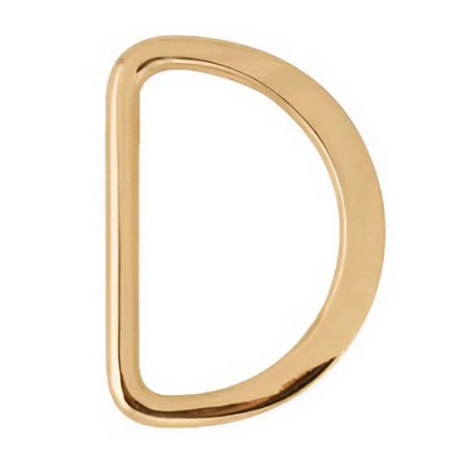 Meia argola de metal 26mm dourado COSE