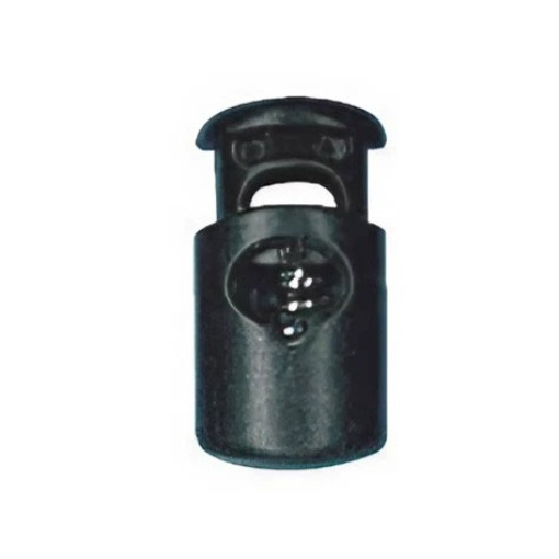 Travão de Plástico para Cordão Retangular 10x20mm Preto COSE