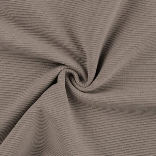 Tecido ARTIQ Malha Canelada Taupe 1x1,45m