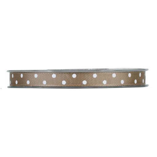 Fita de Tecido MP Lumiere 10mmx20m Pintinhas Castanho 52