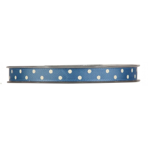 Fita de Tecido MP Lumiere 10mmx20m Pintinhas Azul 07