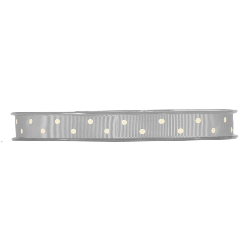Fita de Tecido MP Lumiere 10mmx20m Pintinhas Cinza 40