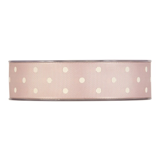 Fita de Tecido MP Lumiere 25mmx20m Pintinhas Rosa 57