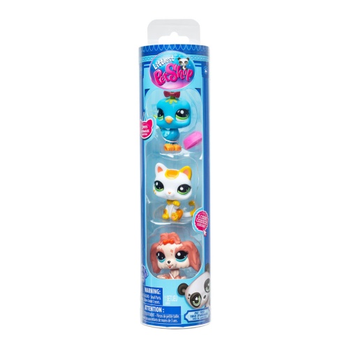 Littlest Pet Shop Mascotes City Vibe (pack 3 unidades) BANDAI