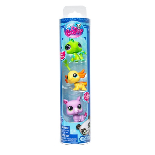Littlest Pet Shop Mascotes Wild Vibe (pack 3 unidades) BANDAI