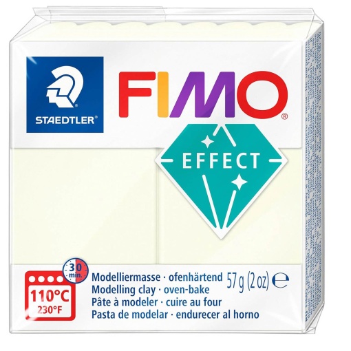 Pasta de Modelar FIMO Effect Fluorescente/brilha No Escuro 041 56g