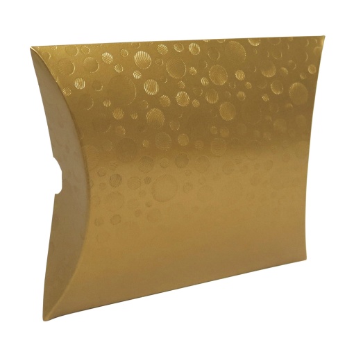 Caixa papel seta 110x120x35mm ouro Cx3606