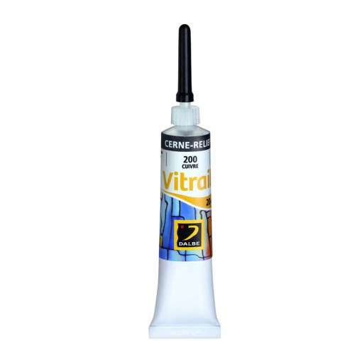 Tinta DALBE Vitral para Contorno Preto 20ml