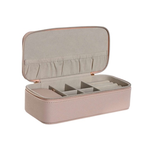 Guarda-joias 20,5x10x6cm + Mini Guarda-joias rosa claro ITEM