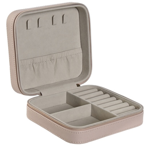 Guarda-joias 14,5x13x5cm rosa claro ITEM
