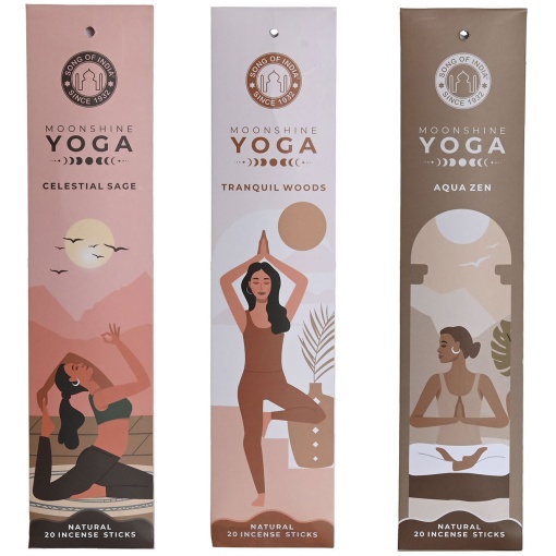Incenso Moonshine Yoga sortido 20 sticks ITEM