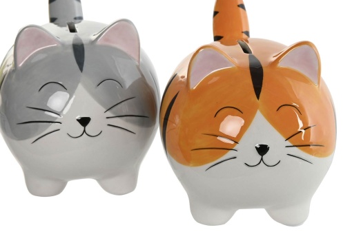 Mealheiro de cerâmica gato sortido ITEM