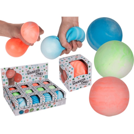Bola Anti-stress Squeezie 9cm Sortido Out Of The Blue
