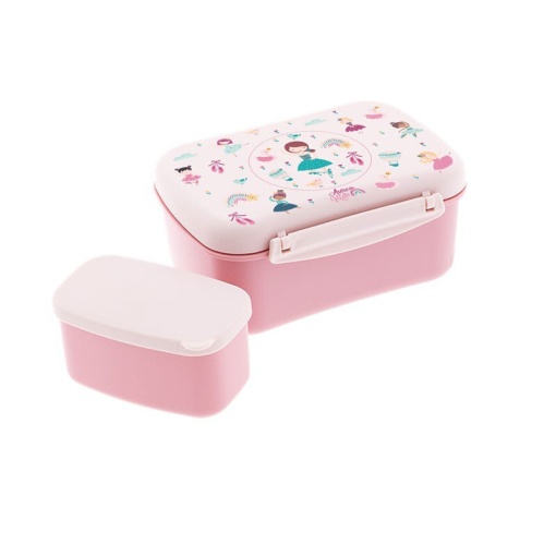 Caixa de lanche AUREA Kids Ballet 18x8x14cm com placa de gelo