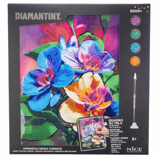 Pintar com diamantes flores NICE Diamantiny 96563/assort 1