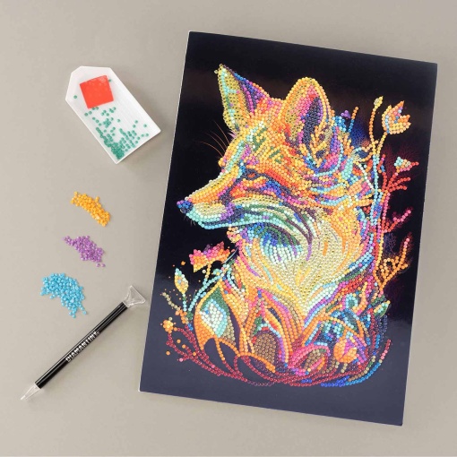 Pintar com Diamantes Lobo NICE Diamantiny