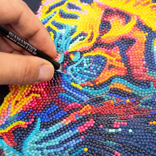 Pintar com Diamantes TIGRE NICE Diamantiny