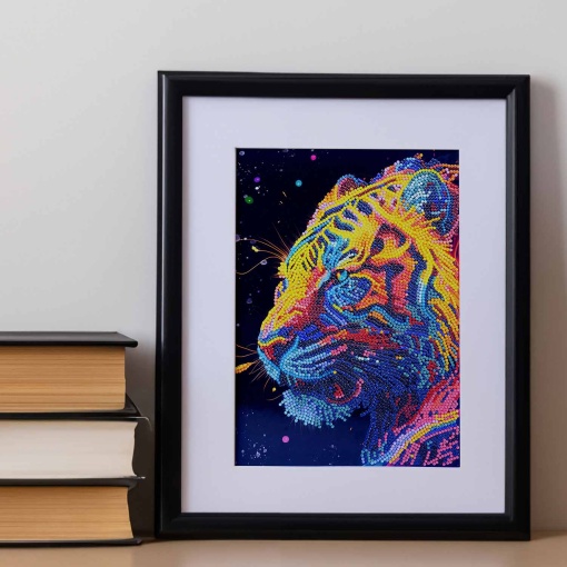 Pintar com Diamantes TIGRE NICE Diamantiny