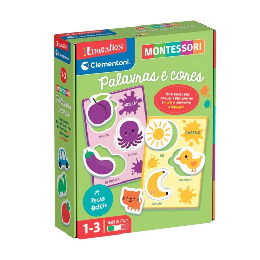 Montessori - Palavras e cores CLEMENTONI Education