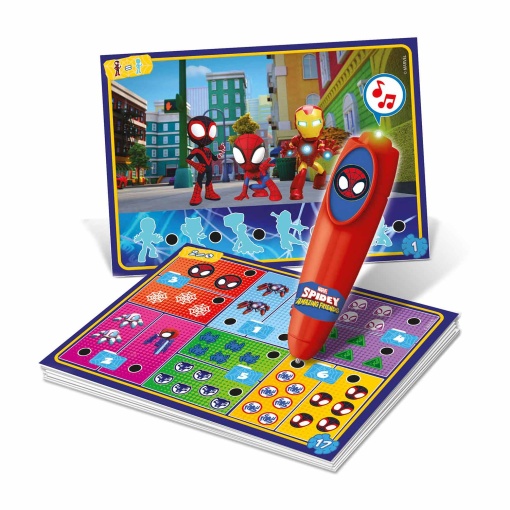 Quizzy Spidey and his amazing friends CLEMENTONI Disney Junior