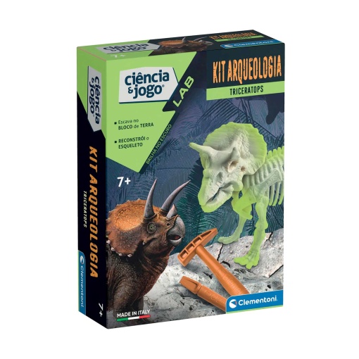 Kit Arqueologia "Triceratops" Ciência & Jogo Lab