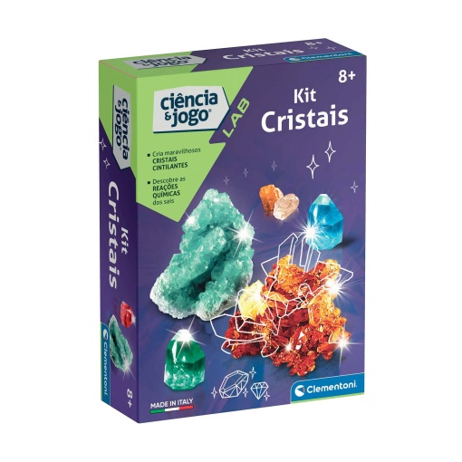 Kit Cristais Ciência & Jogo Lab