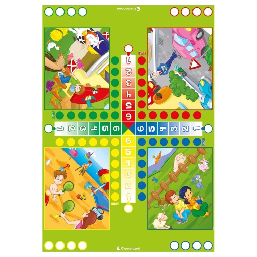 Ludo + Tangram 2 em 1 CLEMENTONI