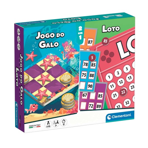 Jogo do Galo + Loto 2 em 1 CLEMENTONI
