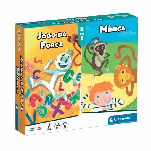 Jogo da Forca + Mímica 2 em 1 CLEMENTONI