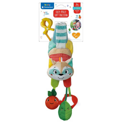 Peluche Guaxinim Amiga CLEMENTONI Baby