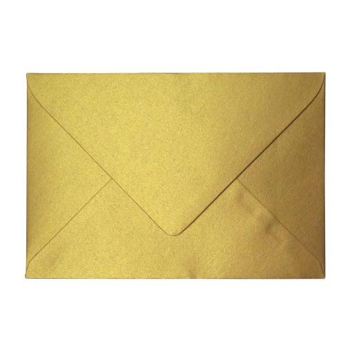 Envelope Metalizado SIMPLY B6 Pala Bico 120x175mm Luxus Dourado 10 unidades