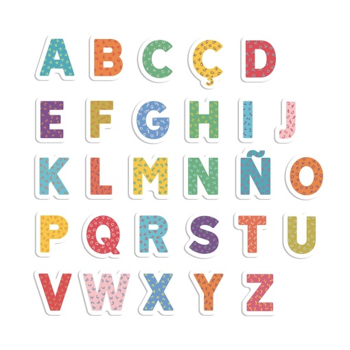 Magnets Letras de Madeira 40 Peças APLI Kids
