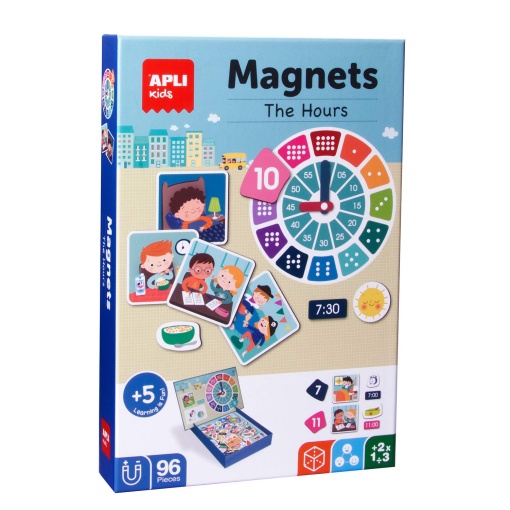 Magnets Horas 96 Peças APLI Kids