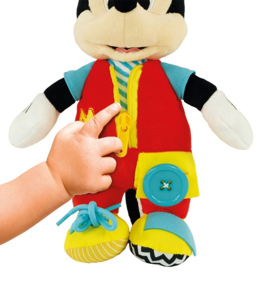 Peluche Mickey Montessori Dress Me Up CLEMENTONI DISNEY Baby