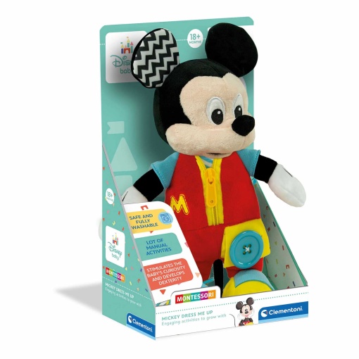 Peluche Mickey Montessori Dress Me Up CLEMENTONI DISNEY Baby