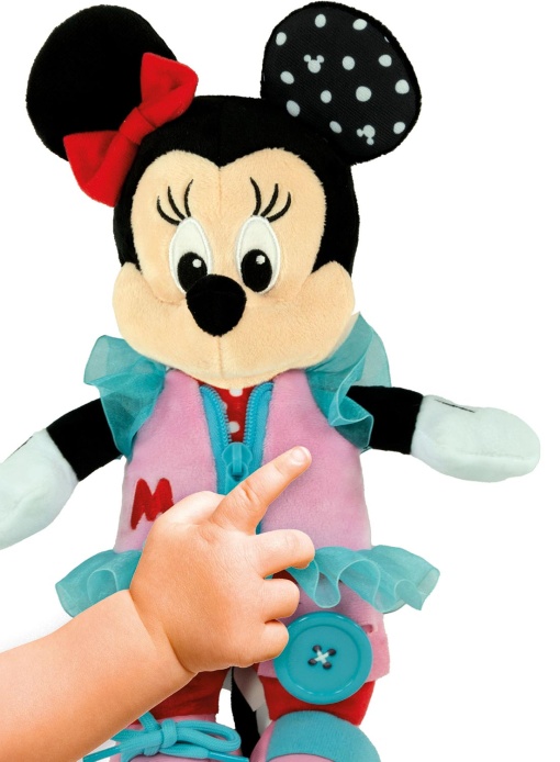 Peluche Minnie Montessori Dress Me Up CLEMENTONI DISNEY Baby