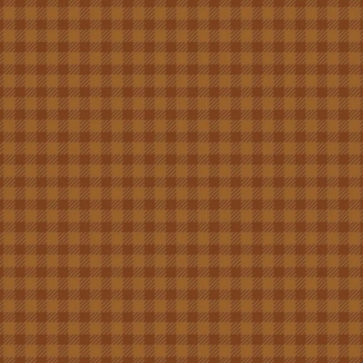 Tecido FABRICART Xadrez Ferrugem 1x1,50m