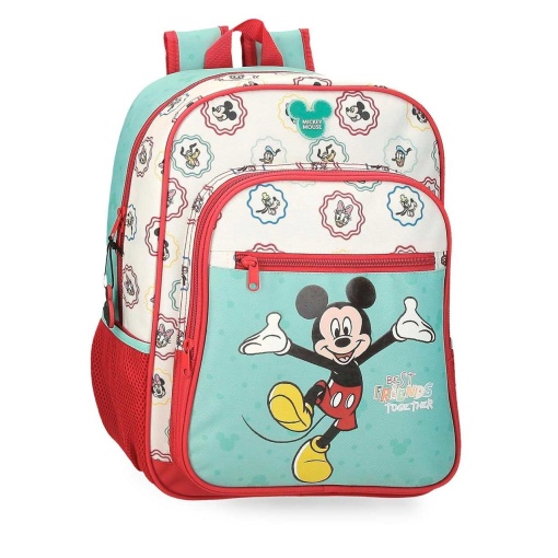Mochila DISNEY Mickey Mouse Best Friend Together 2024 38x30x12cm Adaptável a Trolley