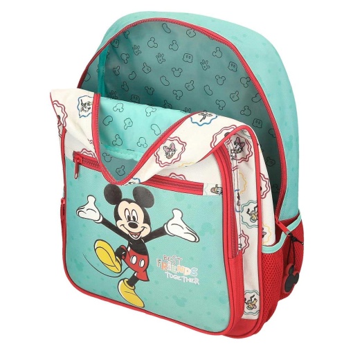 Mochila DISNEY Mickey Mouse Best Friend Together 2024 38x30x12cm Adaptável a Trolley
