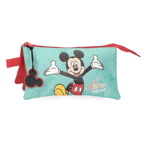 Estojo Escolar DISNEY Mickey Mouse Best Friends Together 2024 Triplo