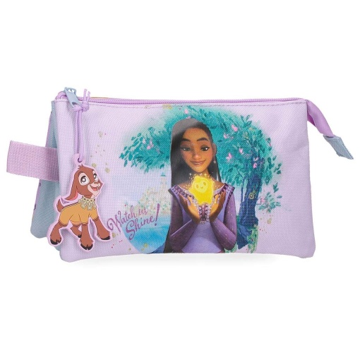 Estojo Escolar DISNEY Wish Watch Us Shine 2025 Triplo