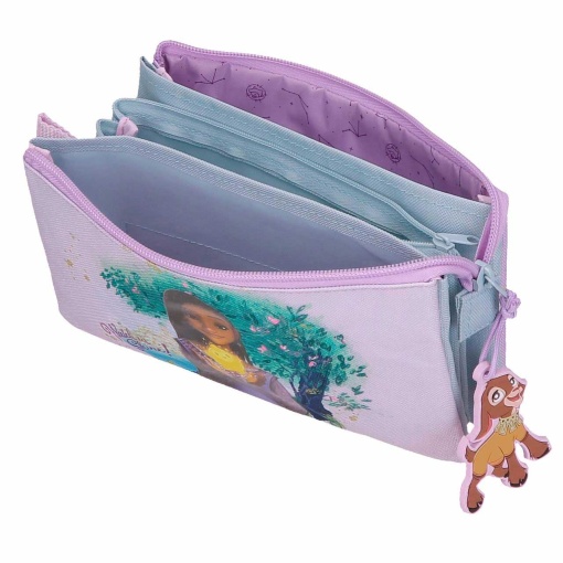 Estojo escolar Disney Wish Watch Us Shine 2025 triplo