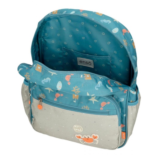 Mochila ENSO Mr.crab 2024 38x30x12cm Adaptável a Trolley
