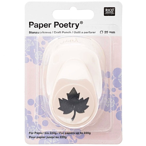 Furador para papel 25mm folha RICO DESIGN Paper Poetry