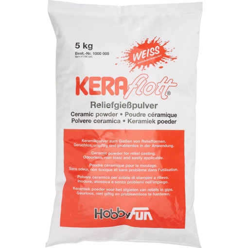 Pó Cerâmico Hobby Fun 5kg Branco
