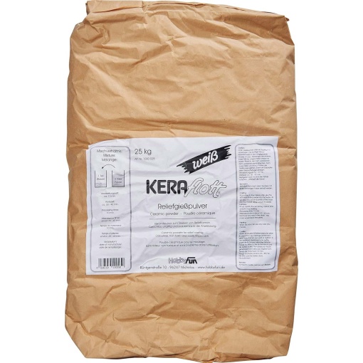 Pó Cerâmico Hobby Fun 25kg Branco