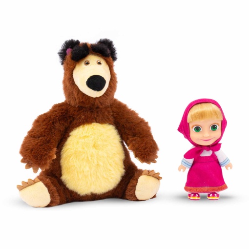 MASHA e o Urso peluches 10 e 20cm FAMOSA