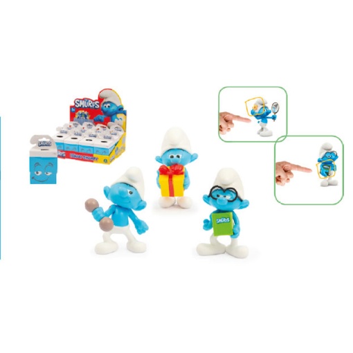 SMURFS Figura Divertida Surpresa 8cm FAMOSA